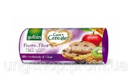 Печенье злаковое с фруктами Cuor di Cereale Gullon 300 г. Ужгород. фото 1 Печенье злаковое с фруктами Cuor di Cereale Gullon 300 г. Ужгород. фото 1