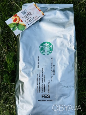 Кава мелена Starbucks Espresso 1 kg Склад : 100 % арабіка ,світла обжарка. . фото 1