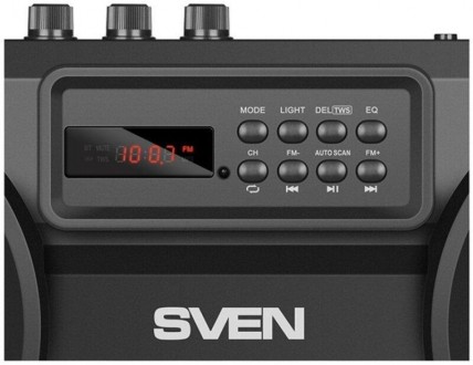 Колонка SVEN PS-580 Black Портативная колонка SVEN PS-580 больше всех моделей ли. . фото 6