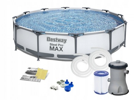 Каркасный бассейн с фильтром Bestway 3,05 х 0,76 м. Нововолинськ. фото 1 Каркасный бассейн с фильтром Bestway 3,05 х 0,76 м. Нововолинськ. фото 1