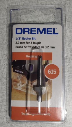 Фреза Dremel 615

Фреза для скругления края.
Допустимые обороты: 35000 об/мин. . фото 2