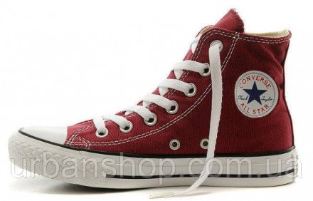 Хит сезона! Унисекс кеды Converse M9613C All Star High Chuck Taylor burgundy бор. . фото 3