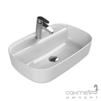 Овальная раковина на столешницу CeraStyle Aqua 60 белая. Одесса. фото 1 Овальная раковина на столешницу CeraStyle Aqua 60 белая. Одесса. фото 1