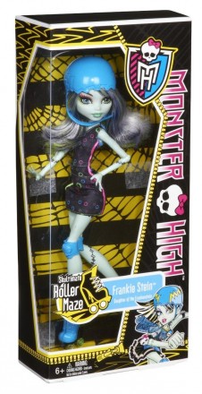 Кукла Френки Штейн, серия Убойный Роликовый Лабиринт Monster High Roller Maze Fr. . фото 4