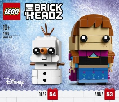 Лего Lego BrickHeadz Анна і Олаф 41618. Киев. фото 1 Лего Lego BrickHeadz Анна і Олаф 41618. Киев. фото 1