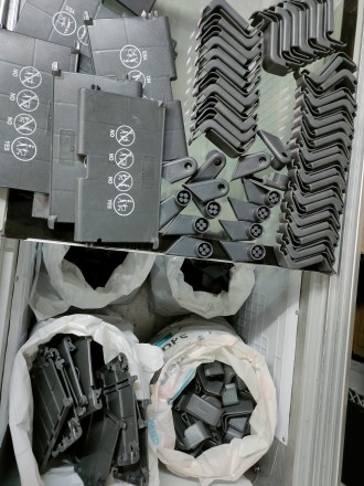 Темно сірий пластик на торгові візки для покупця, якісний, НОВИЙ, у комплект вхо. . фото 5