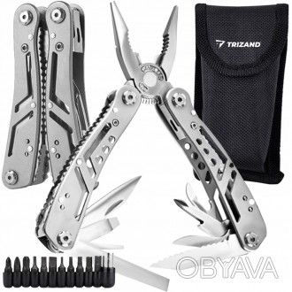 МУЛЬТИТУЛ MULTITOOL
TRIZAND 19173 24/1 13/1+11 БІТ
ТАКТИЧНИЙ ВІЙСЬКОВИЙ ТУРИСТИЧ. . фото 1