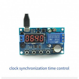 Реле часу XY-BJ з годинником і функцією будильника
Реле часу програмований з інд. . фото 2