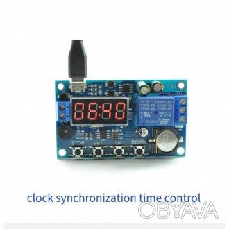 Реле часу XY-BJ з годинником і функцією будильника
Реле часу програмований з інд. . фото 1
