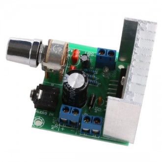 Двоканальний (стерео) звуковий підсилювач AB-класу на мікросхемі TDA7297 з одноп. . фото 3