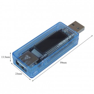 
Keweisi KWS-V20 USB амперметр вольтметр тестер
Один із найпростіших і корисних . . фото 4