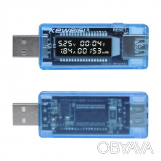 
Keweisi KWS-V20 USB амперметр вольтметр тестер
Один із найпростіших і корисних . . фото 1