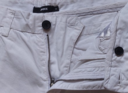 Продам мужские коттоновые белые шорты бермуды французской марки Brice в идеально. . фото 6