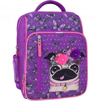 Рюкзак шкільний ортопедичний для 1 класу, рюкзак для дівчаток 1-3 класів фіолето. . фото 2