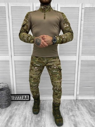 Военная форма ВСУ мультикам летняя, тактический костюм летний мультикам рубашка . . фото 6