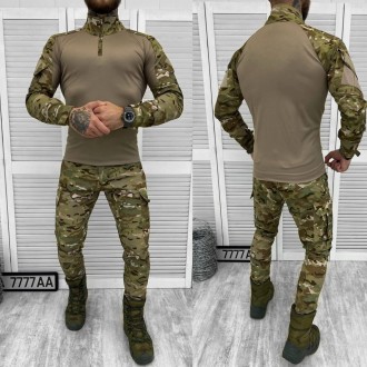 Военная форма ВСУ мультикам летняя, тактический костюм летний мультикам рубашка . . фото 2