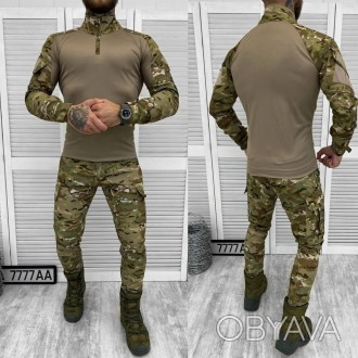 Военная форма ВСУ мультикам летняя, тактический костюм летний мультикам рубашка . . фото 1