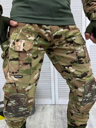 Військова форма ЗСУ тактичний костюм мультикам сорочка убакс та штани з наколінн. . фото 19
