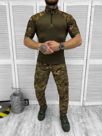 Військова форма ЗСУ тактичний костюм мультикам сорочка убакс з налокітниками та . . фото 3