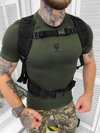 Мужской тактический военный рюкзак армейский с держателем для шлема/каски
Рюкзак. . фото 5