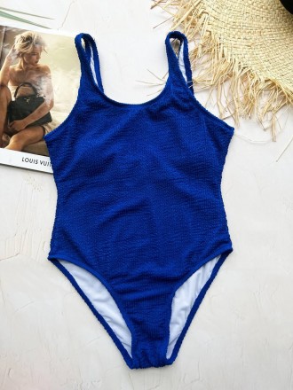 
Суцільний модний жіночий купальник з чашкою знімною синій
Стильний купальник!
І. . фото 8