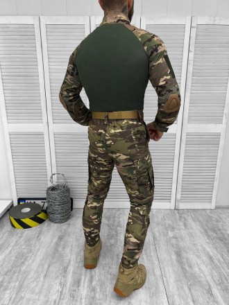 Военная форма ВСУ тактический костюм мультикам рубашка убакс с налокотниками и ш. . фото 4