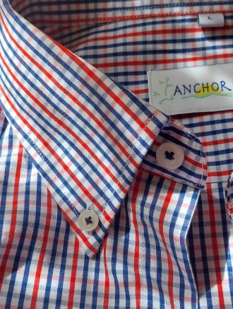 Продам новую мужскую рубашку французской марки ANCHOR IN. Привезена из Франции, . . фото 11