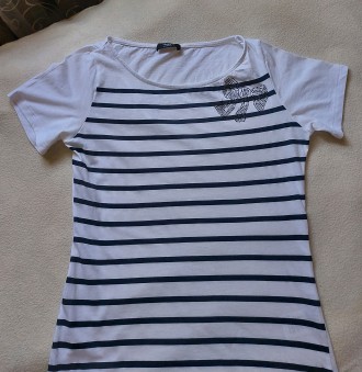 Продам женскую летнюю футболку в полоску/матроску французской марки Happy D. by . . фото 6
