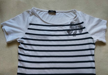 Продам женскую летнюю футболку в полоску/матроску французской марки Happy D. by . . фото 4