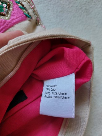 Продаю стильную текстильную сумочку/клатч, расшитую бисером, вышивкой и пайеткам. . фото 5