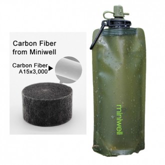 Фільтр для води портативний похідний Miniwell L620 1000L призначений для швидкої. . фото 8