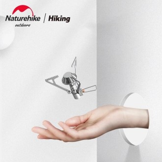 Газовий пальник Naturehike NH Ultralight 2022 silver підходить для кемпінгу чи д. . фото 3