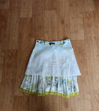 Женская юбка с цветным принтом по верху , пояс широкий, без резинки, есть возмож. . фото 3