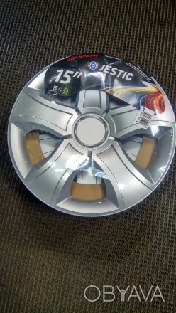 Автомобільні пластикові ковпаки виробництва Jestic R15 Bis Ring.
Різні типорозм. . фото 1