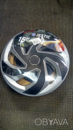 Автомобільні пластикові ковпаки виробництва Jestic R15 Rex Ring Mix.
Різні типо. . фото 1