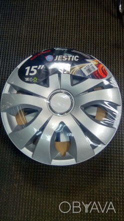 Автомобільні пластикові ковпаки виробництва Jestic R15 Top Ring.
Різні типорозм. . фото 1
