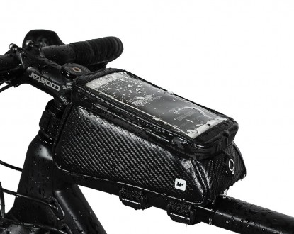 Велочохол Rhinowalk Bike Phone є повністю водонепроникним. Матеріал водостійкий,. . фото 3