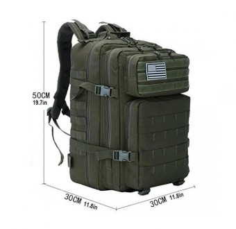Рюкзак тактичний Smartex ST-090 3P Tactical 45 підходить для військових, працівн. . фото 4