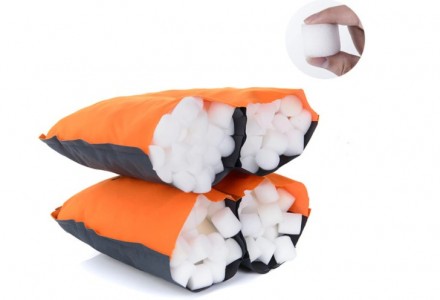 Самонадувна подушка Naturehike Sponge automatic Inflatable Pillow UPD легка і пр. . фото 3