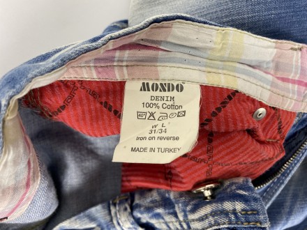 Джинсы эксклюзивные Mondo Jeans, Разм W31, Как новые
Стильные, качественные, лег. . фото 10