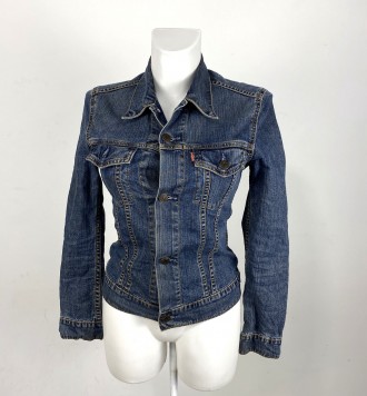 Куртка джинсовая Levis, For girls, качество, Разм XS (40, UK6), Отл сост. Луцк. фото 1 Куртка джинсовая Levis, For girls, качество, Разм XS (40, UK6), Отл сост. Луцк. фото 1