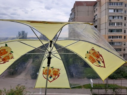 Полупрозрачный Детский зонтик (желтый)

Диаметр 83 см
Длина 61,3 см. . фото 2