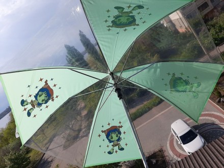 Полупрозрачный Детский зонтик (зеленый)

Диаметр 83 см
Длина 61,3 см. . фото 2
