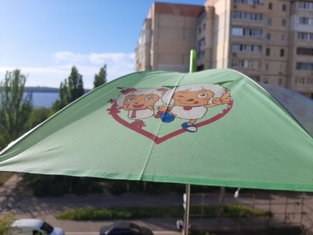Полупрозрачный Детский зонтик (зеленый)

Диаметр 83 см
Длина 61,3 см. . фото 5