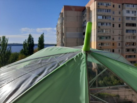 Полупрозрачный Детский зонтик (зеленый)

Диаметр 83 см
Длина 61,3 см. . фото 7
