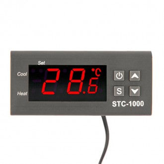 Терморегулятор термостат цифровой профи серия SENSOR STC-1000, для обогревателей. . фото 3