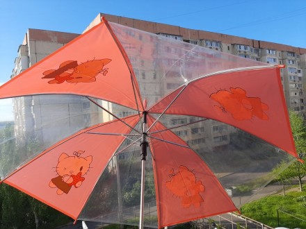 Полупрозрачный Детский зонтик (красный)

Диаметр 83 см
Длина 61,3 см. . фото 6