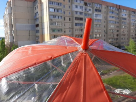 Полупрозрачный Детский зонтик (красный)

Диаметр 83 см
Длина 61,3 см. . фото 2