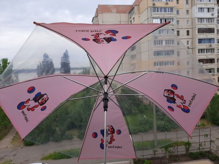 Полупрозрачный Детский зонтик (розовый)

Диаметр 83 см
Длина 61,3 см. . фото 7
