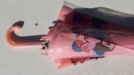 Полупрозрачный Детский зонтик (розовый)

Диаметр 83 см
Длина 61,3 см. . фото 4